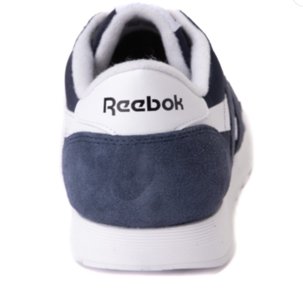 Mens Reebok Classic Athletic Shoe - Navy / White | Size: 8M / 10 Women - Picture 5 of 8